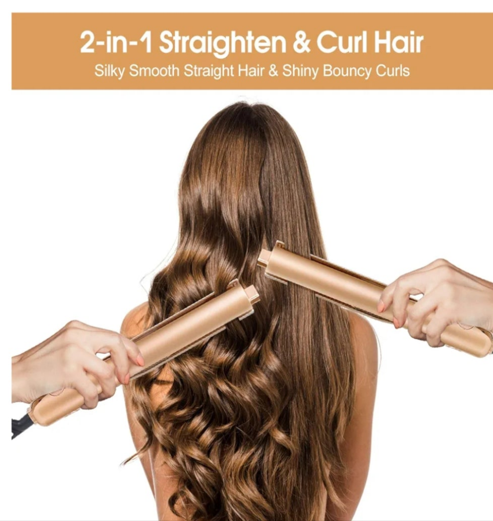 Hair straightener gold