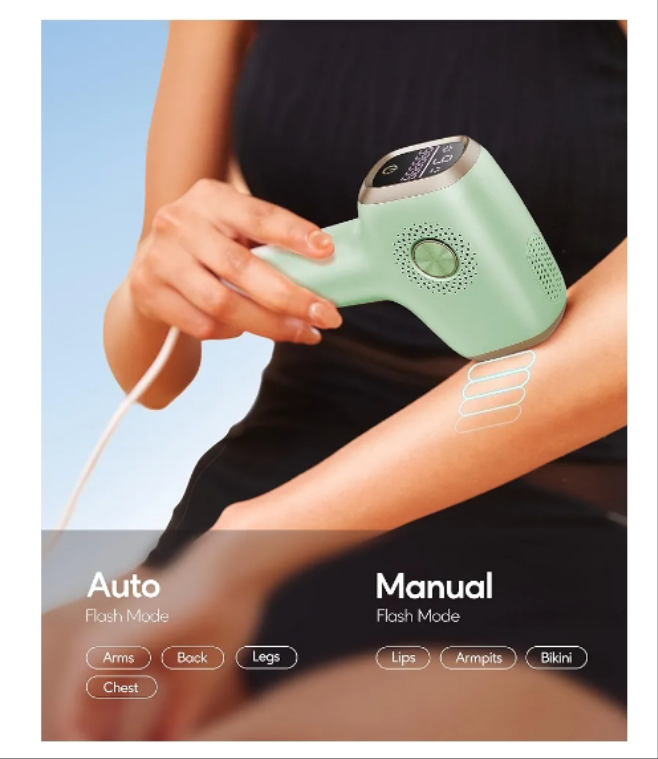 Laser Hair Removal with Ice Cooling Care Function for Women Permanent,999,999 Flashes Painless IPL Hair Remover, Hair Removal Device for Armpits Legs Arms Bikini Line