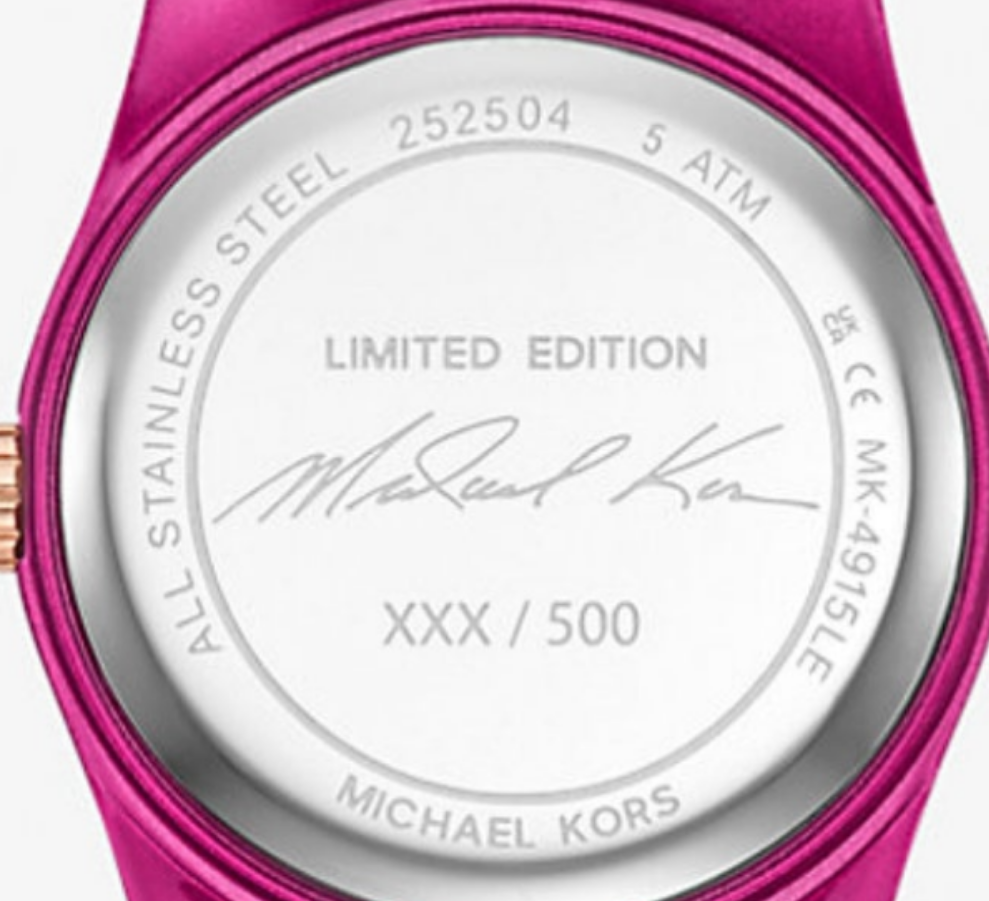 Michael Kors
Limited-Edition Petite Lexington Pink-Tone Watch