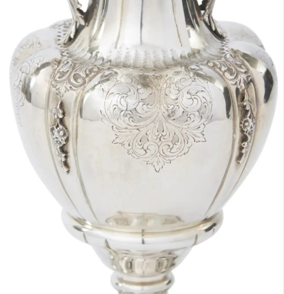 Large Sterling Silver Decorative Vase / Piece 925 silver