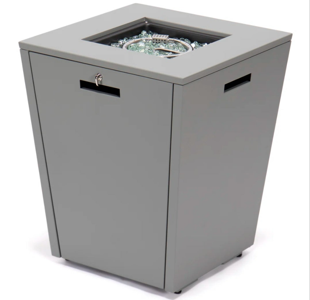 Fire Pit Table,Exterior Material Stainless Steel; Iron