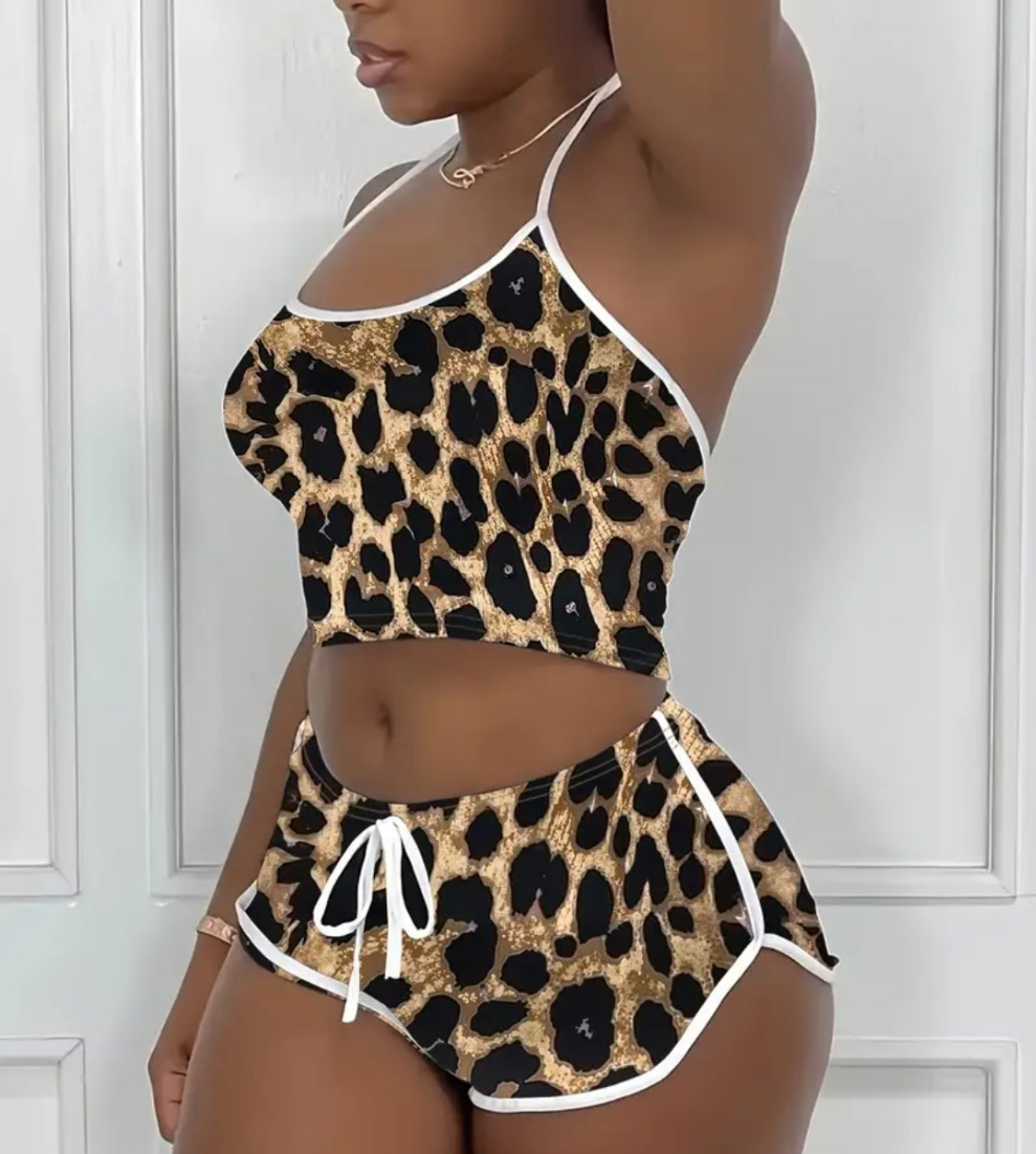 2 piece Leopard outfit