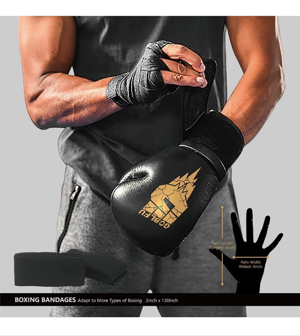 Hanging Punching Bag for Adults, 4ft PU Heavy Unfilled Boxing Bag Set with 10OZ Boxing Gloves for Kickboxing Boxing Karate Home Gym