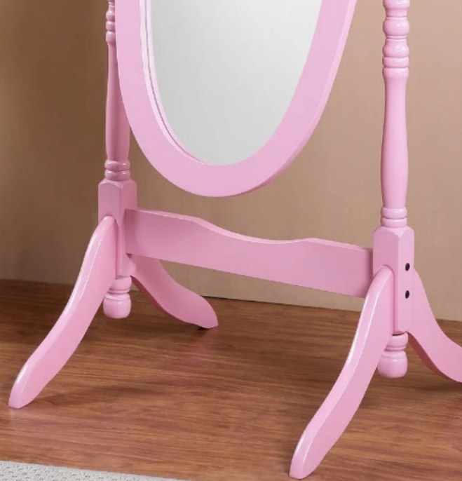 Queen Anna Style Floor Cheval Mirror,