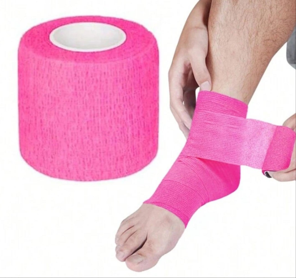 1 Pack Self-Adhesive Bandage Wrap, 2 Inches X 5 Yards, Self-Adhesive Sports Bandage Wrap