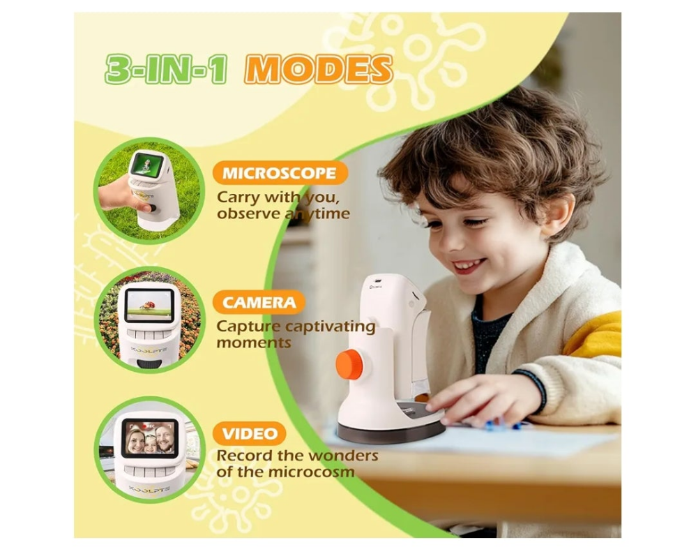 Microscope for Kids, handheld microscope choose from 3 options below ages 5 and up explore nature in depth see things closer than usual