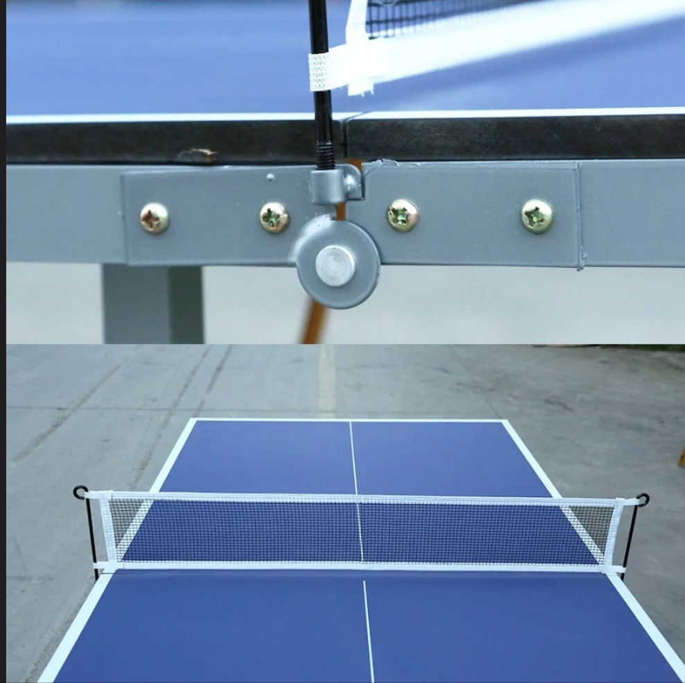 Tennis Table Foldable & Portable Ping Pong Table Set, 2 Table Tennis Paddles & 3 Balls
