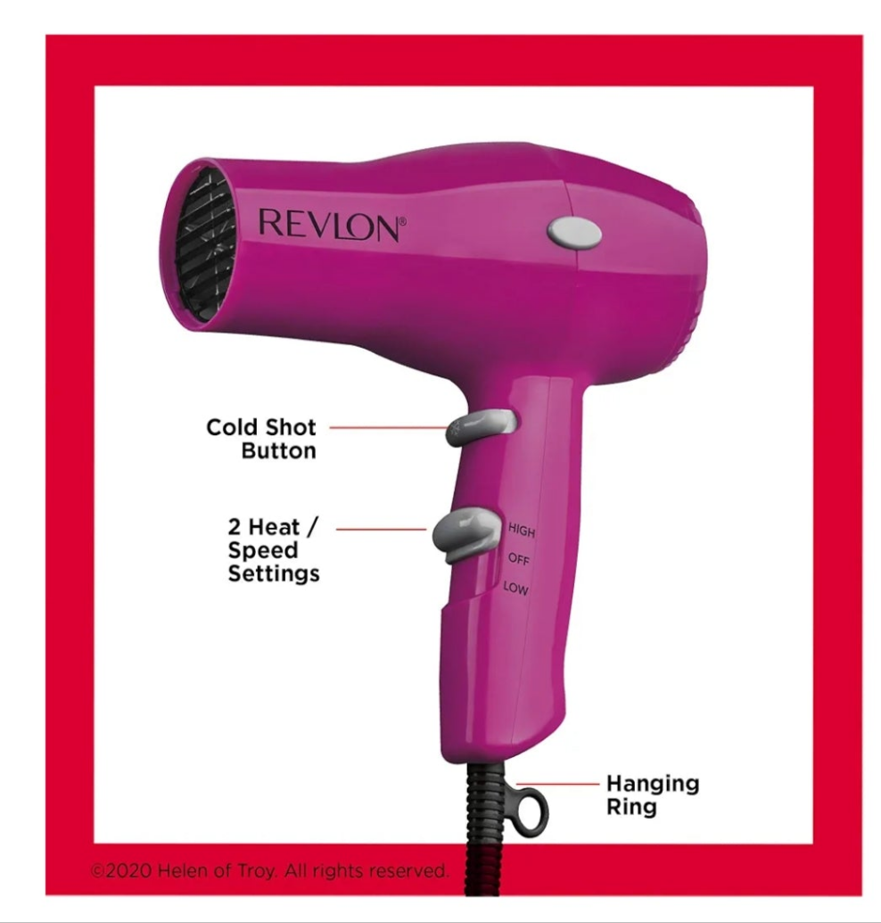Hair dryer pink