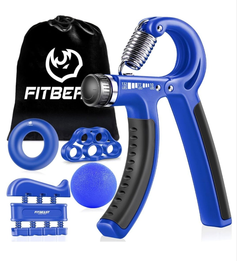 Grip Strengthener Forearm Strengthener Hand Grips Strengthener Kit - 5 Pack Adjustable Resistance