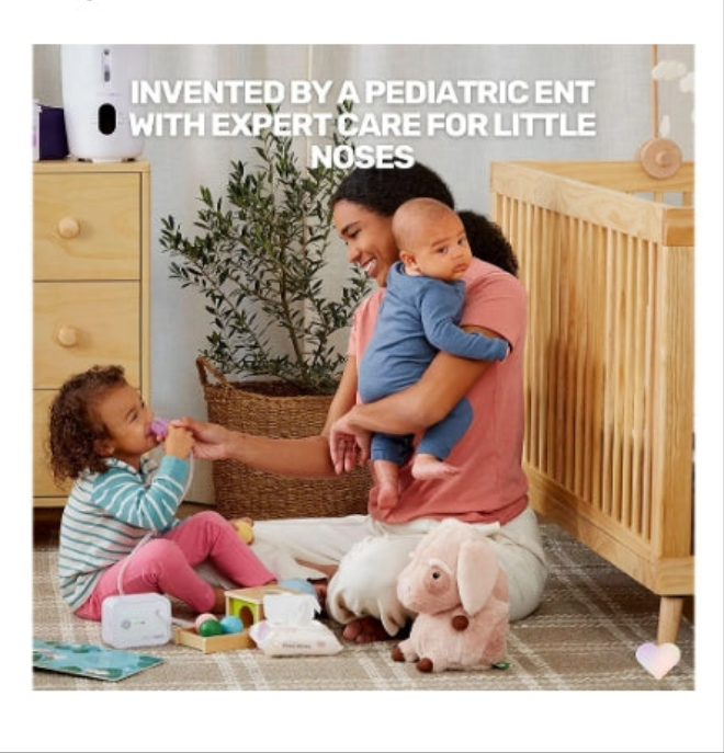 NozeBot | Electric Baby Nasal Aspirator | Hospital Grade Suction | Nose Sucker and Nasal Vacuum | Safe for Infants and Toddlers (Original - Severe Congestion USB-C)