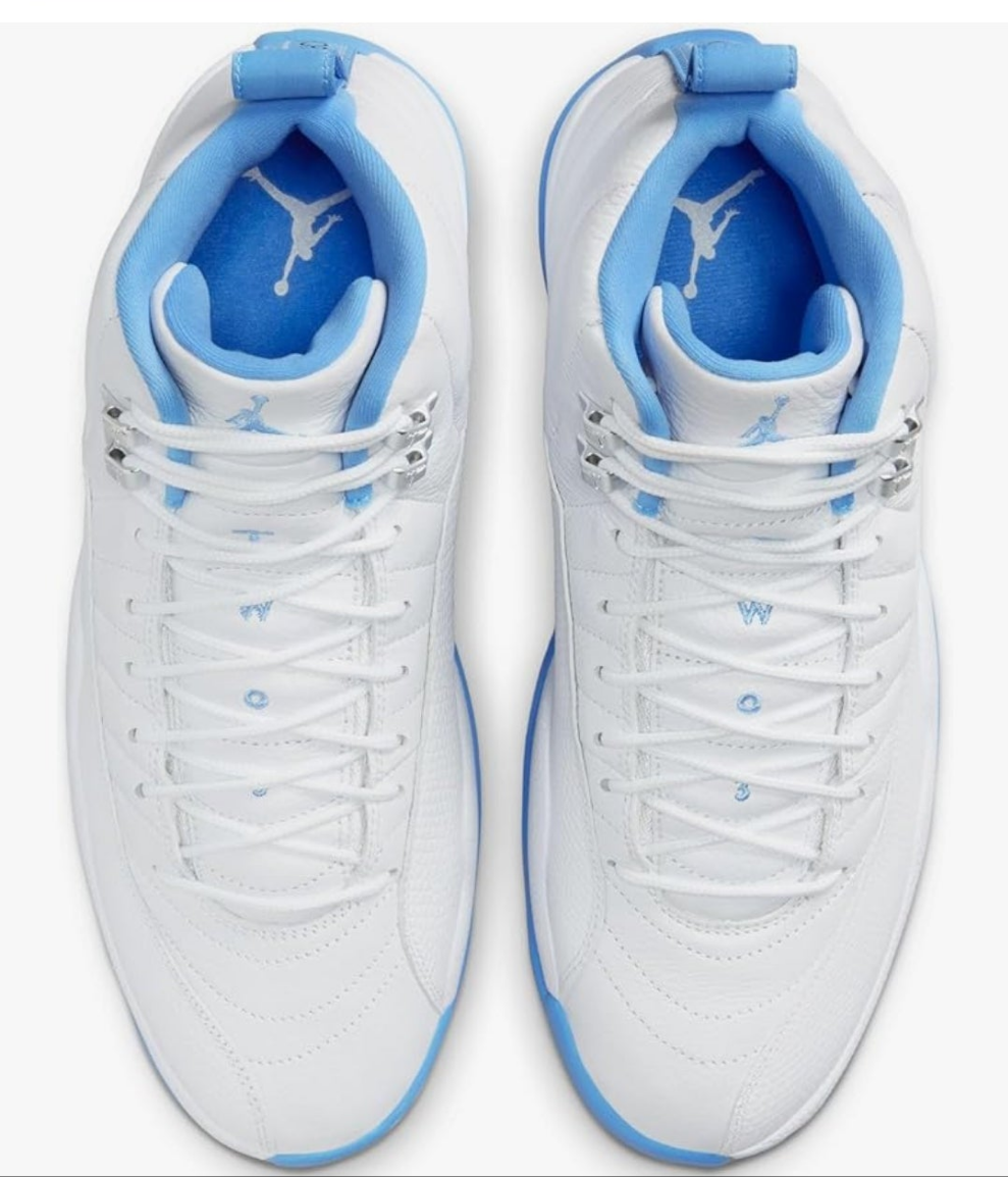 Jordan 12 Retro 'Melo' University Blue/White (CT8013 112)