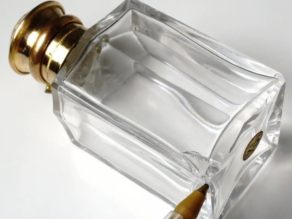 Cut Crystal Perfume Box, Casket