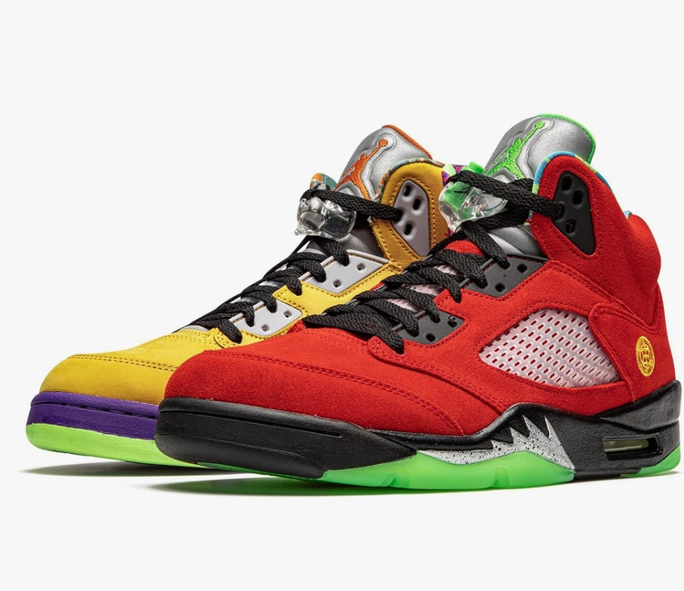 Jordan Mens Air 5 Retro CZ5725 700 What The - Size 11.5