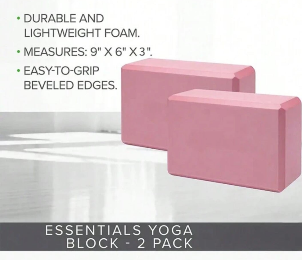 2pcs, Yoga Blocks, Soft Non-Slip Yoga Bricks For Yoga, Pilates, Meditation material eva