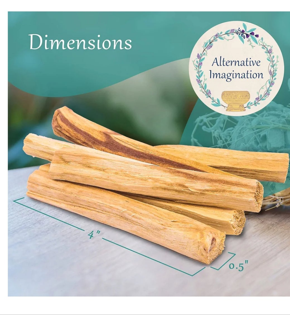 Incense Sticks for Spiritual Cleansing, Stress Relief, Meditation Accessories, Home Fragrance - Sustainably Wild Harvested - Pack of 6 - Alternative Imagination