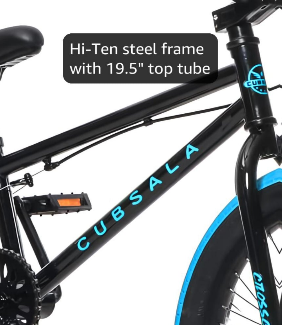 Freestyle BMX Bike, 18 20 Inch Kids Bicycle for 5-13 Years Old Kids and Beginner Level Rider, Multiple Colors