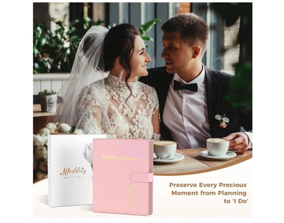 Wedding Planner Book and Organizer for Bride, Wedding Planning Book and Organizer Binder, Engagement Gift for Bride