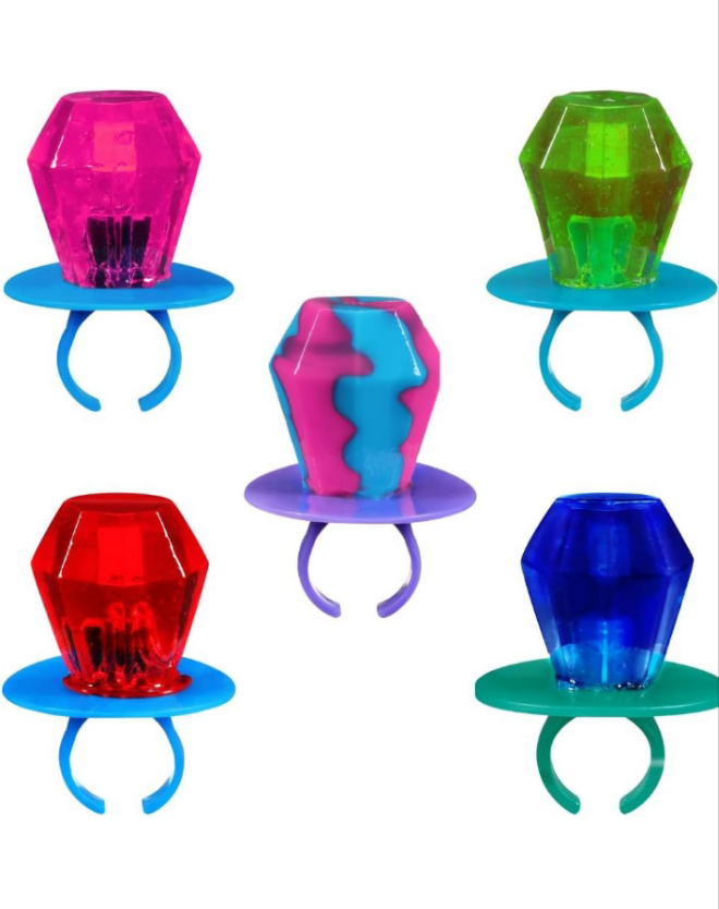 Ring Pop Candy Lollipops - Individually Wrapped Bulk Lollipop Variety Party Pack – 20 Count Suckers w/ Assorted Flavors - Fun Candy for Kids - Hard Candy for Party Favors, Birthdays & Goodie Bags