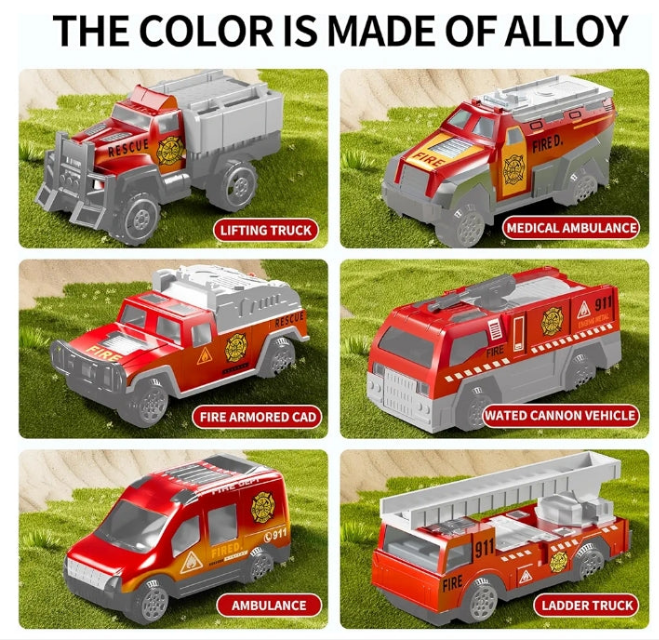 Toy Set with Play Mat, Carrier Truck Play Vehicles Set for 3 4 5 6 Years Old Boys Kids, Die-Cast Car Toy for Toddlers 3-4 Years, Birthday Gifts Toys for 3-9 Year Old Boys