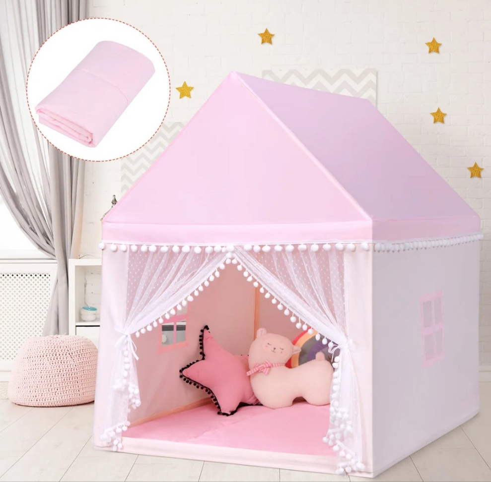 41'' W x 47'' D Indoor / Outdoor Fabric Play Tent