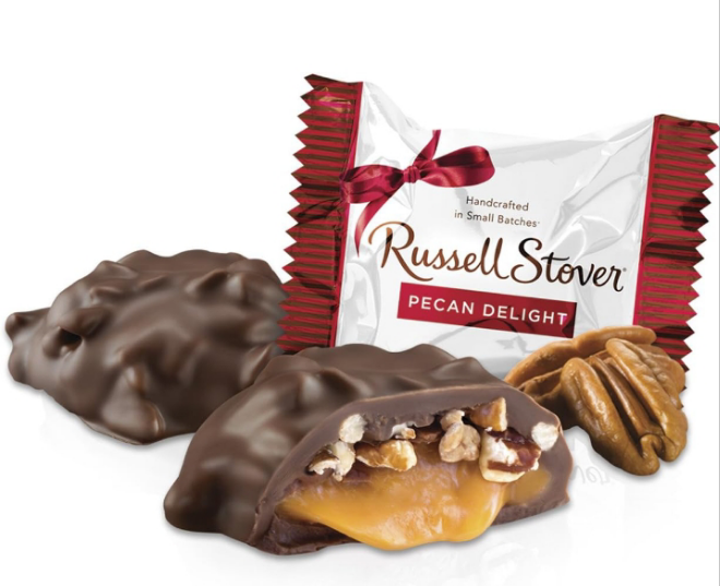 Russell Stover Mini Milk Chocolate Pecan Delight, 5.4 oz. Bag
