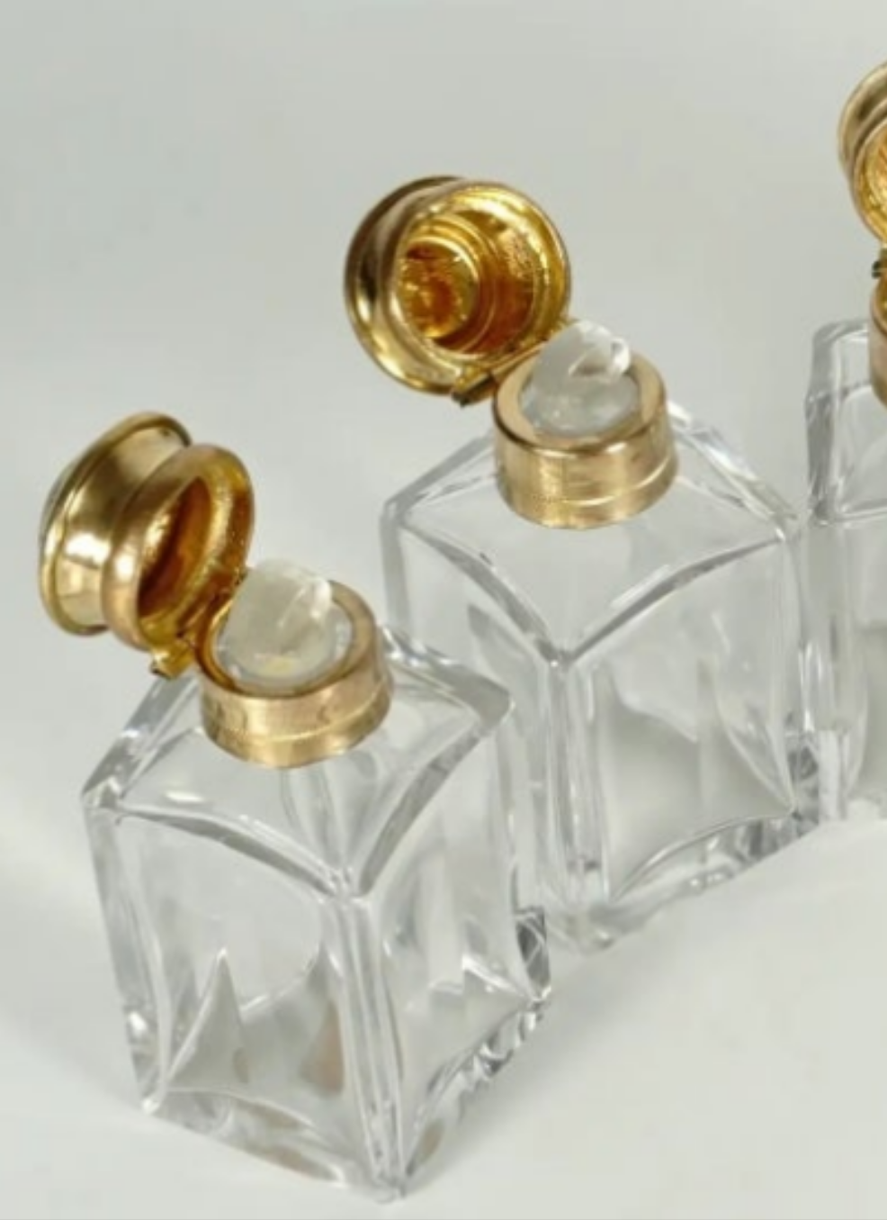Cut Crystal Perfume Box, Casket