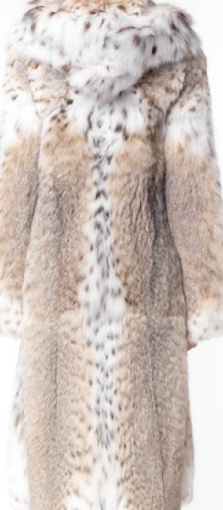 Lynx Fur Coat Kimiko Beige