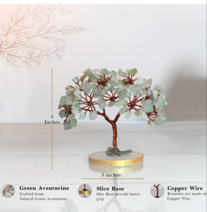 Chakra Tree - Crystal Tree - Seven Chakra Tree - Healing Stones - Bonsai Tree Desk - Stones and Crystals - Chakra Tree of Life - Feng Shui Decor - stone tree