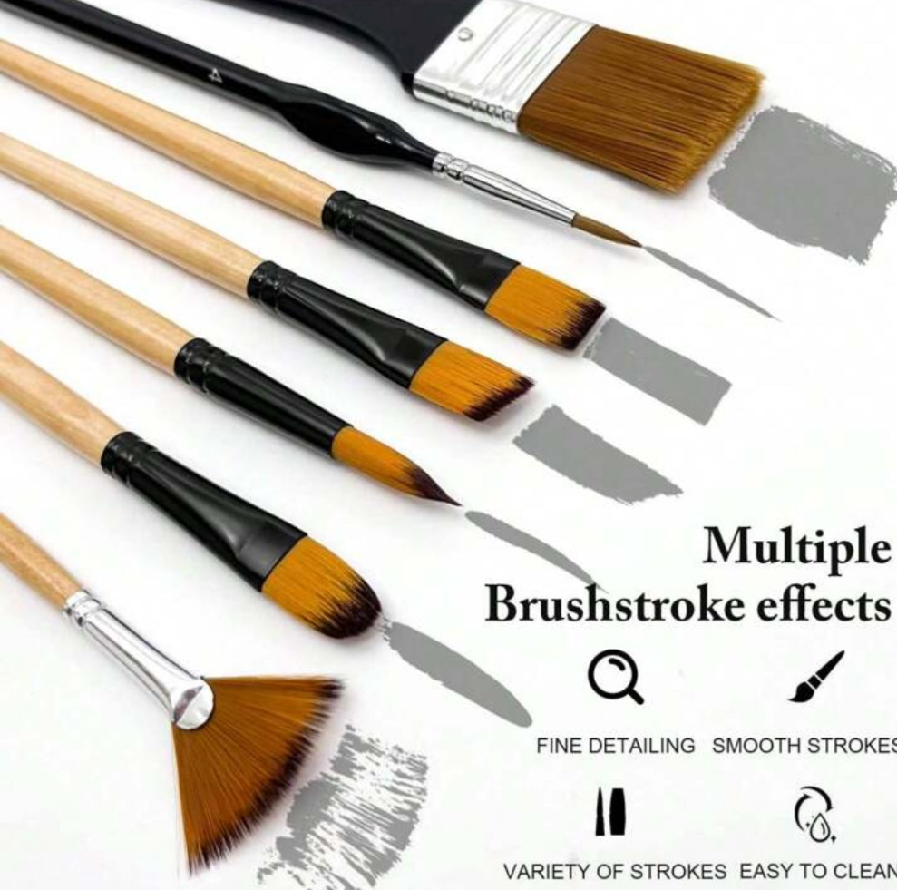 42pc painting set wood