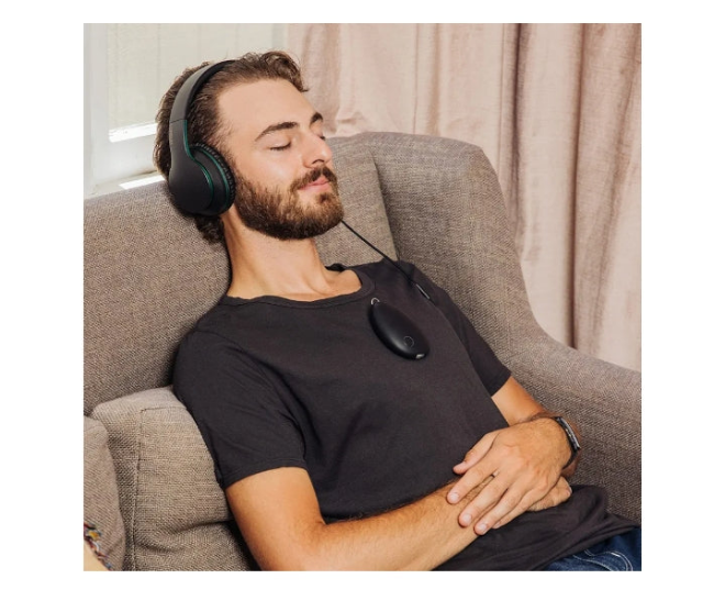 Relaxation Device - for Immediate Calm and Long Term Stress Resilience - with Patented Infrasonic Resonance Technology - Includes Sensate Plus