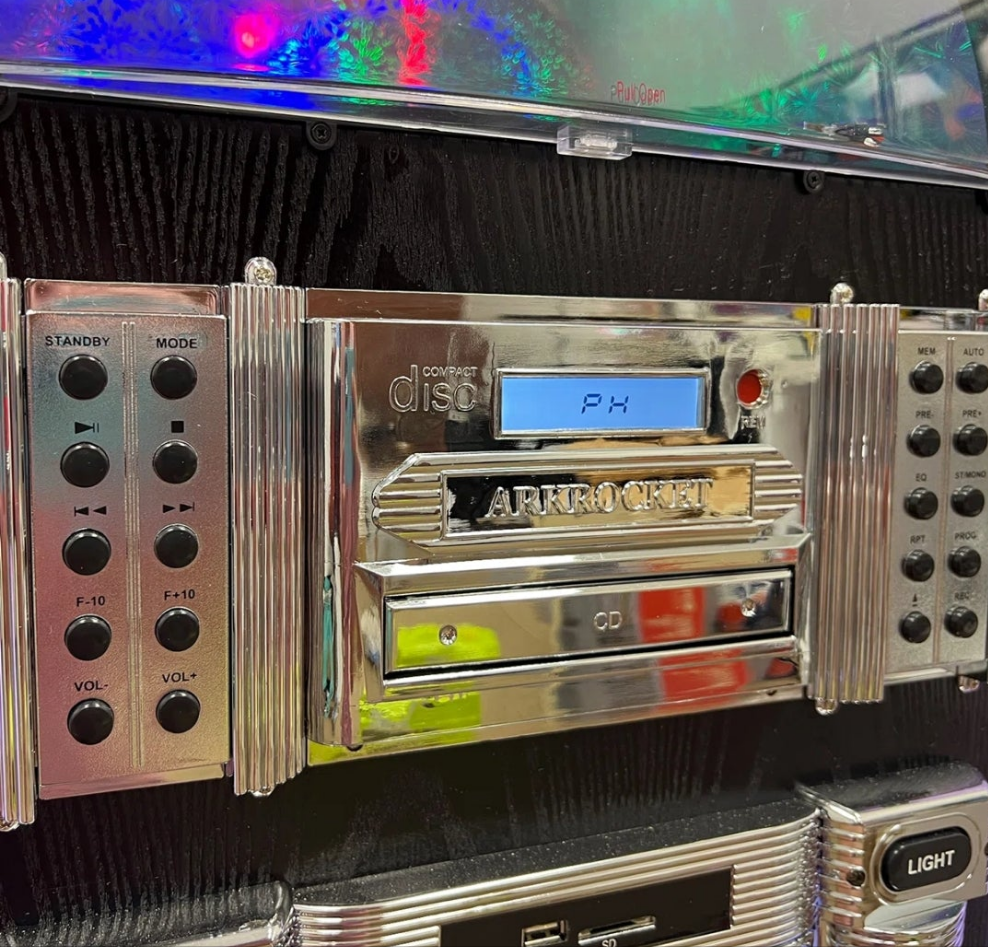 Jukebox Vinyl Record Player Bluetooth Retro Turntable
