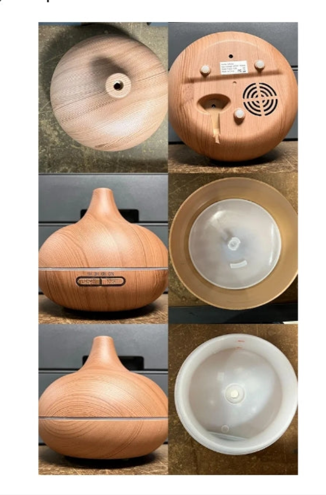 Aromatherapy Diffuser & Essential Oil Set - Ultrasonic Top 10 Oils Modern with 4 Timer 7 Ambient Light Settings Therapeutic Grade Lavender