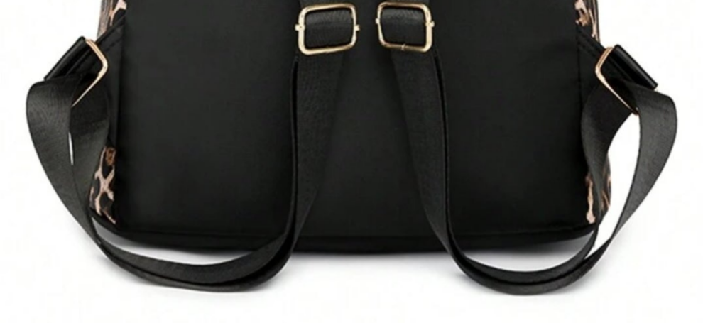 COCOMONEY Book Bag Leopard girl