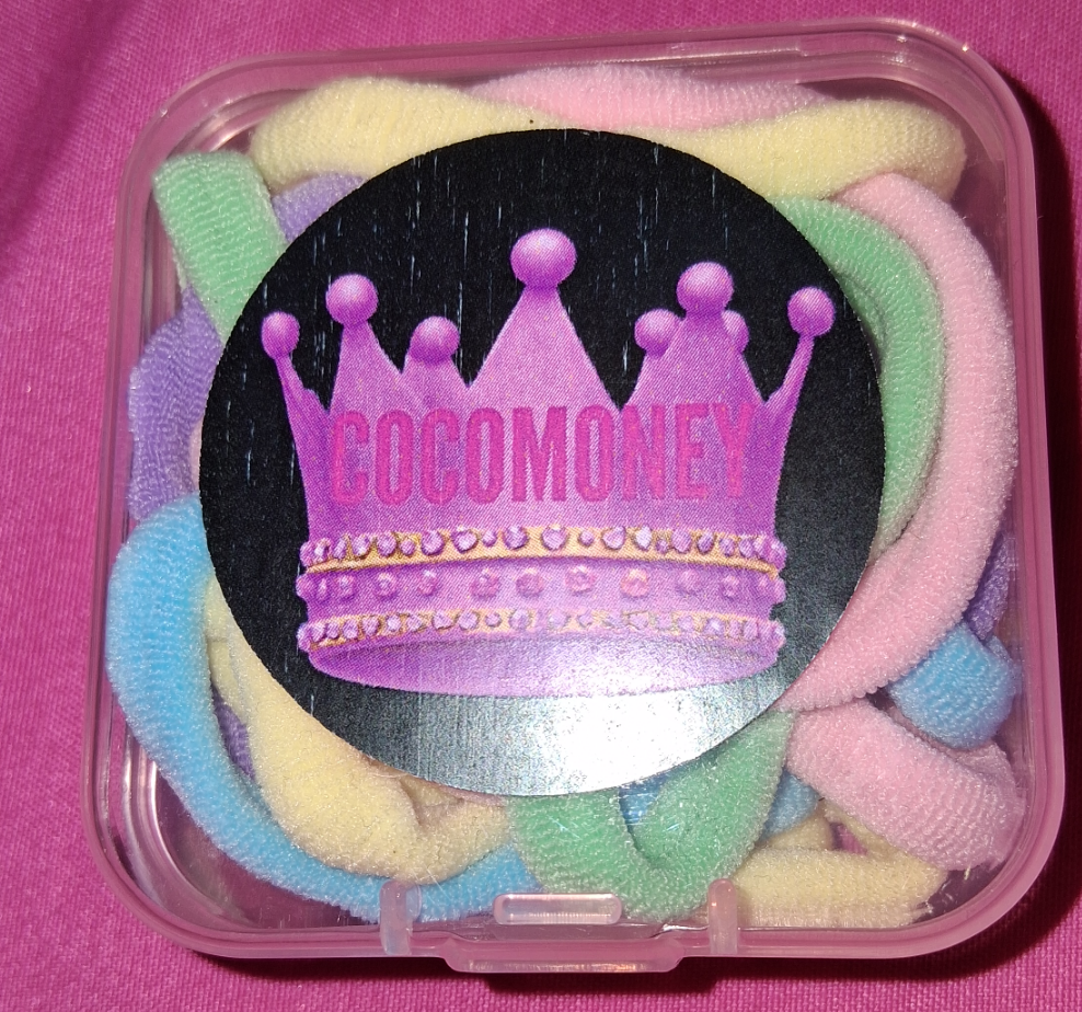 COCOMONEY HAIR TIES STRETCHABLE fabric