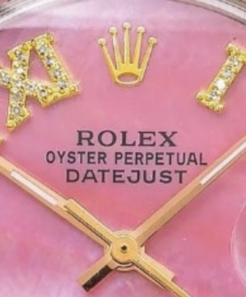 Rolex Datejust 1601 36MM Pink Diamond Dial With Two Tone Jubilee Bracelet (Pre-owned)
