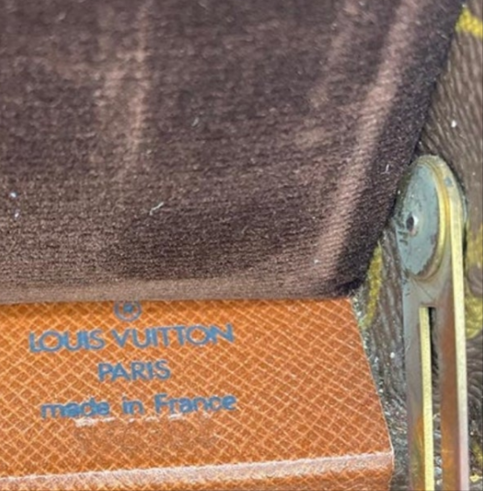 Vintage Louis Vuitton Monogram Jewelry Case c1970s