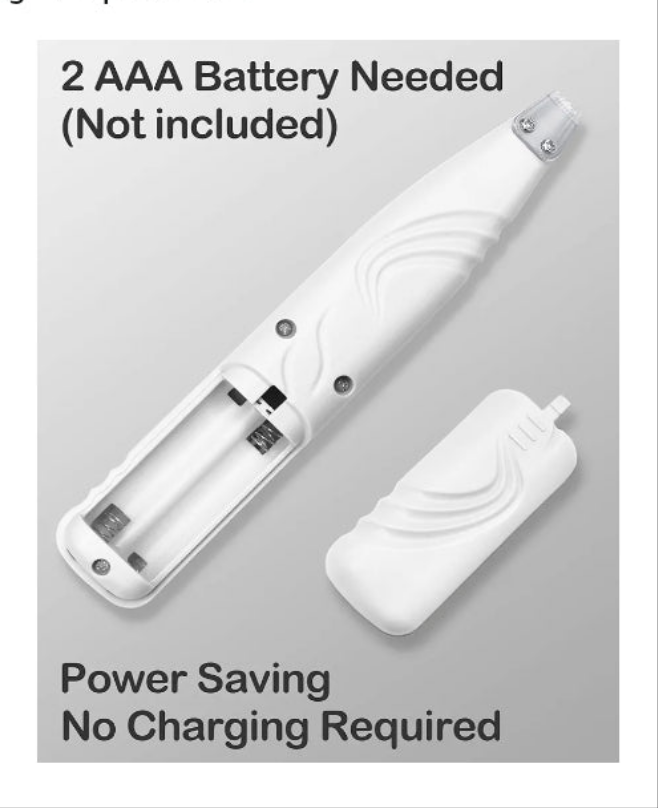 Pet nail Trimmer for Grooming, Cordless Electric Small Pet Grooming Clippers Hair Trimmer for Dogs Cats, Low Noise for Trimming Pet's Hair Around Paws, Eyes, Ears, Face, Rump