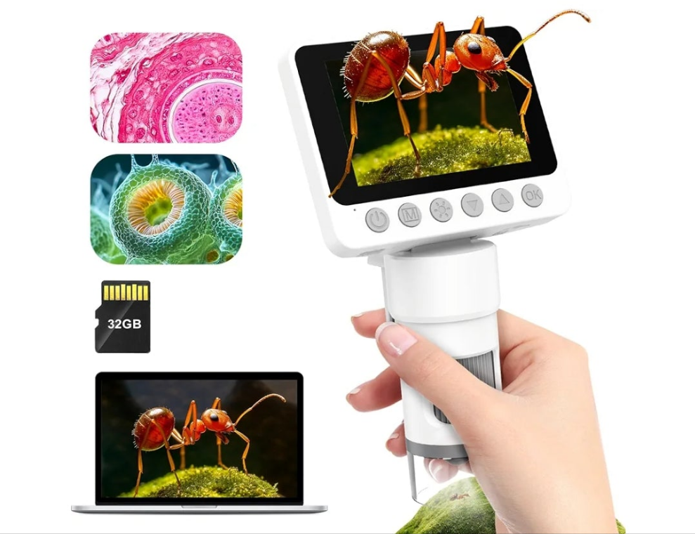 Microscope for Kids, handheld microscope choose from 3 options below ages 5 and up explore nature in depth see things closer than usual