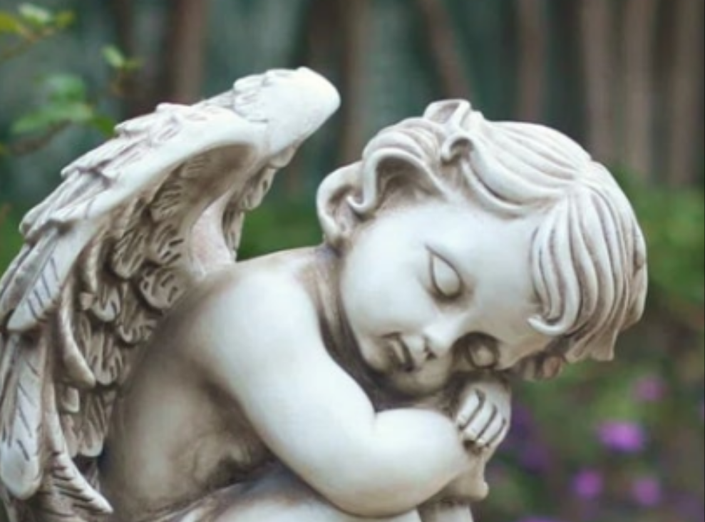 Angels & Cherubs Weather Resistant Polyresin Garden Statue (Set of 2)