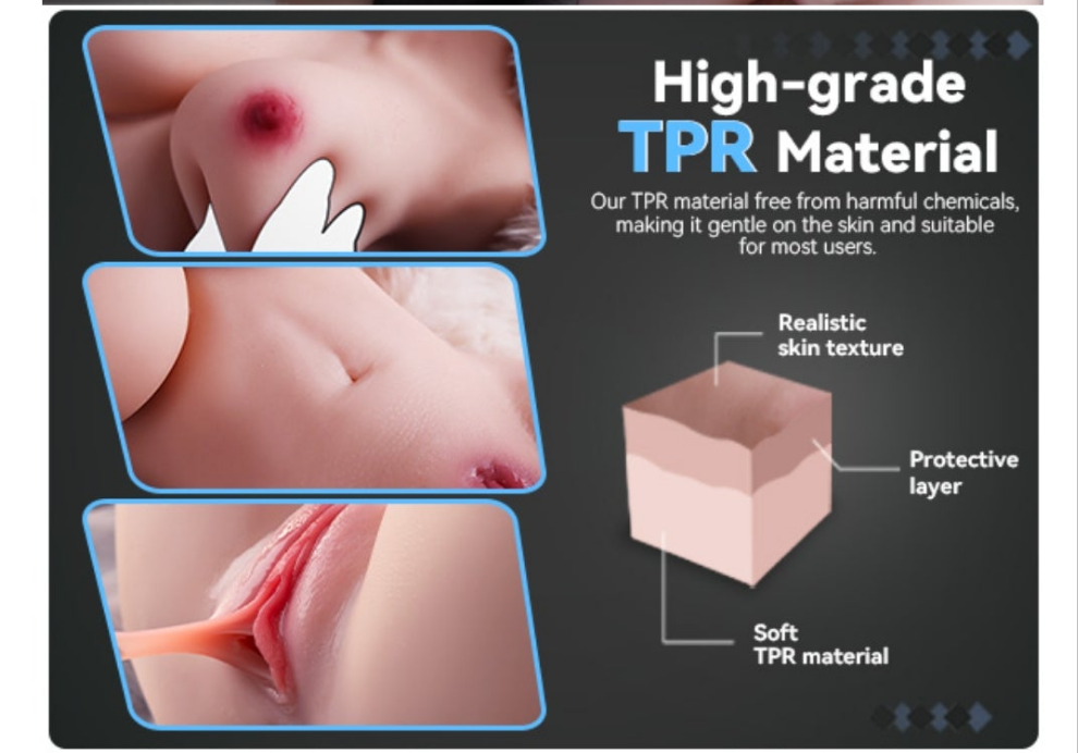 10lb Sex Toys for Men Realistic Sex Doll Tight Dual Channel Vagina & Anal High Durability TPR Softness Material Men Masturbation Mini Sex Dolls