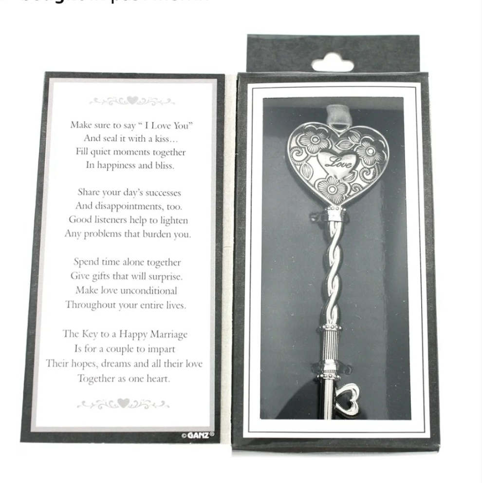 The Key to a Happy Marriage 4.75 x 2.5 x 1 inches I absolutely love this gift π