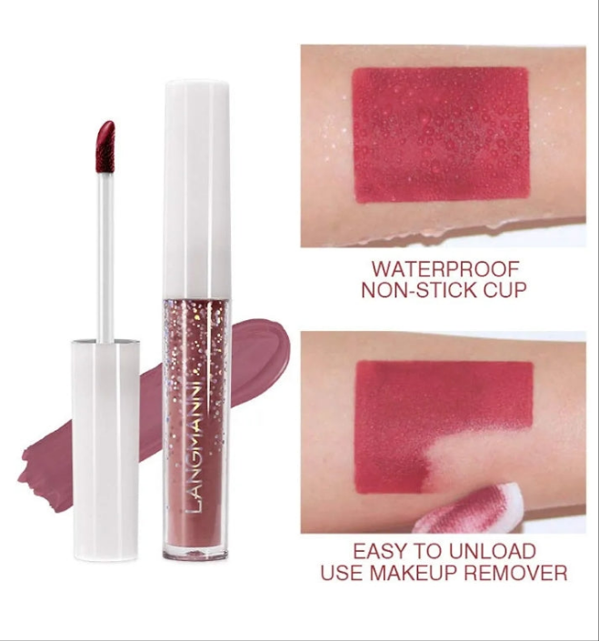 24Pcs Matte Liquid Lipstick Set Waterproof Lip Gloss Kit Long Lasting Lipgloss Kit