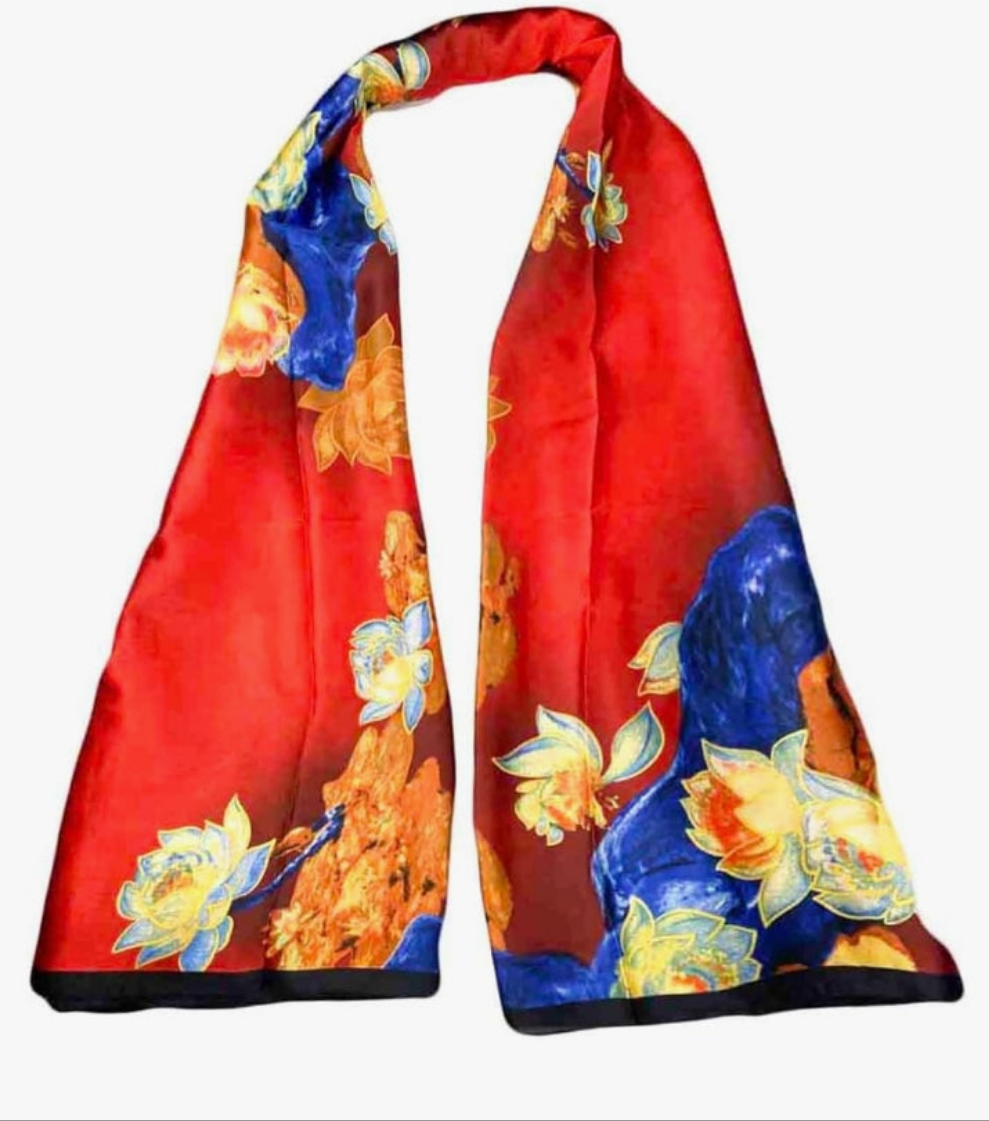 Scarfs for Women Lightweight Scarves Fashion Print Floral Pattern Scarf Shawls