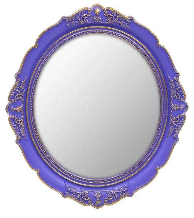 Hanging Mirror 14.8 x 13.1 inchs Oval Mirror