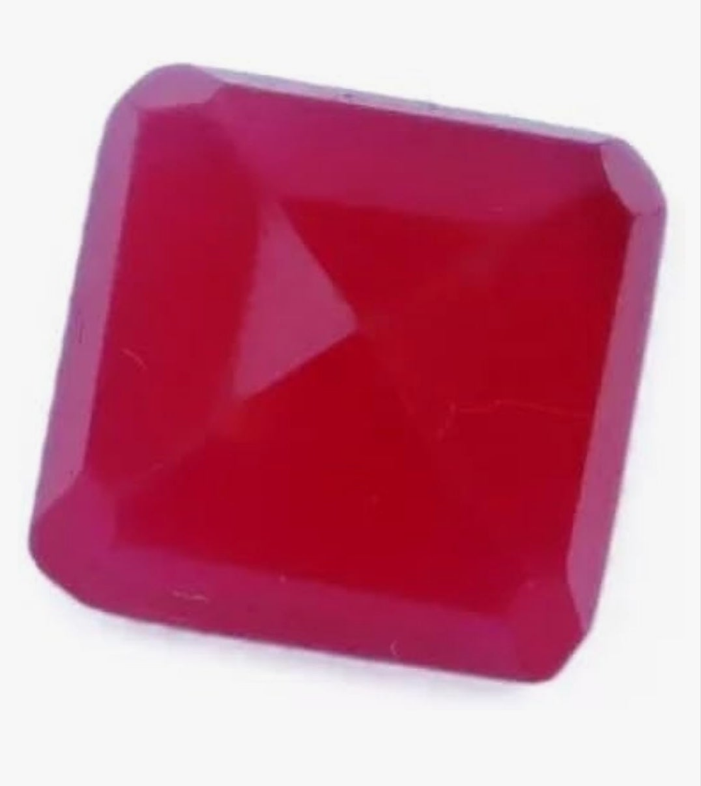 Rare Natural 9.00 Ct Red Beryl Bix-bite Radiant Cut Loose Gemstone GGI Certified Collectible Gem Stone Perfect for Creating Custom Jewelry Pieces Necklaces, Bracelets, and Rings