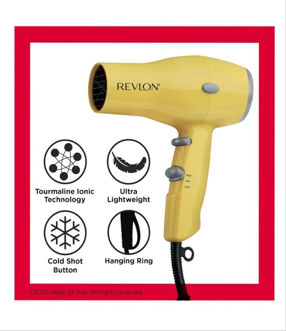 Hairdryer yellow