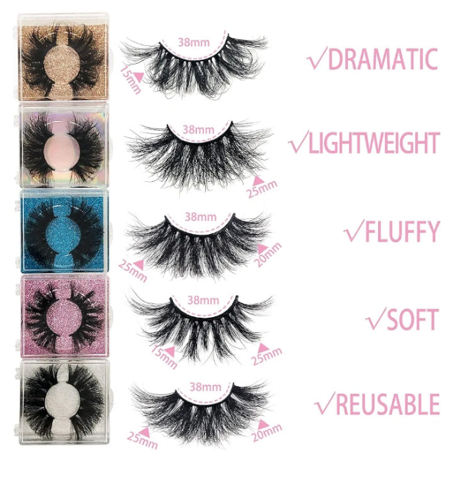 25mm COCOMONEY EyeLashes 10 PACK