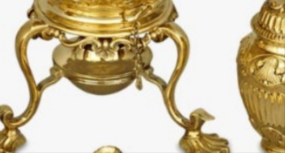 Victorian Silver Gilt Tea Set by Edward Barnard & Sons