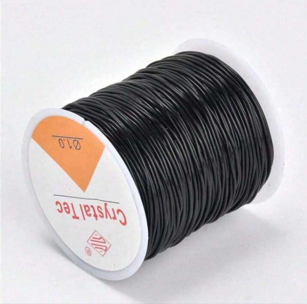 Elastic Stretchy Thread For DIY Beading, Jewelry Making, Handmade Craft Supplies - Perfect For Bracelet, Necklace, Clay Bead, Crystal String Projects - Soft,