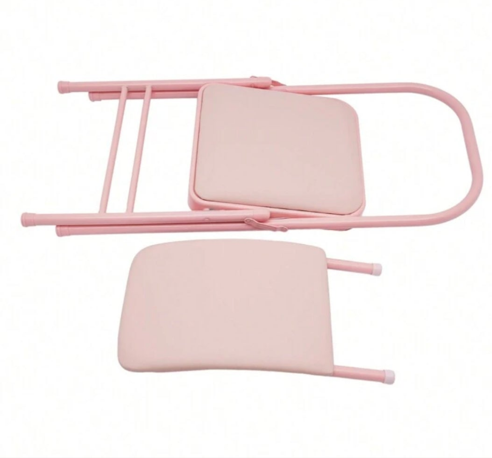 Foldable Yoga Chair-Pink iron